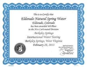 Eldorado 2013 4th Place Berkley Springs