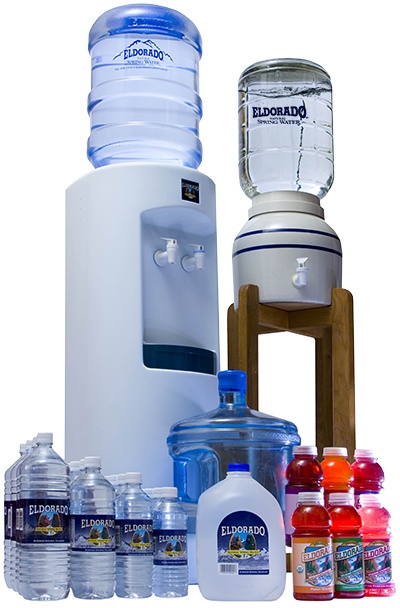 We offer a variety of ways to drink your Eldorado Water