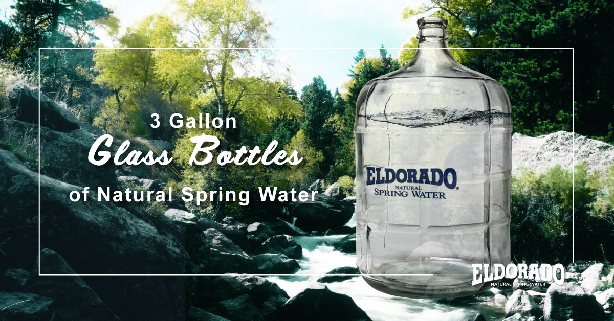 Eldorado 3-Gallow Glass Bottles