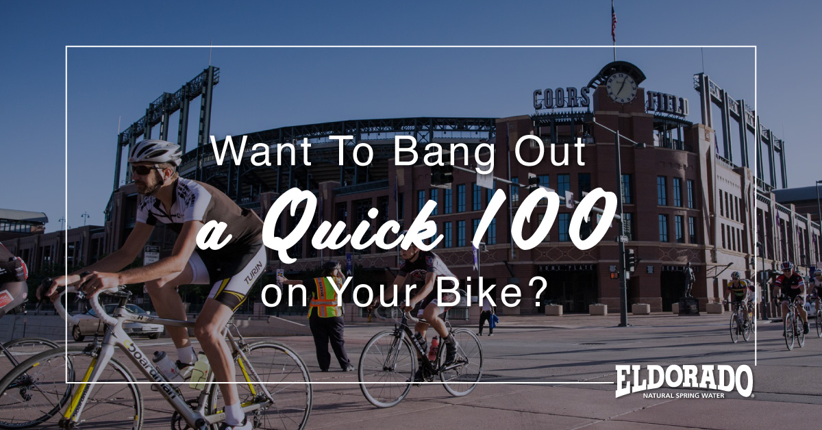 Want To Bang Out a Quick 100 on Your Bike?