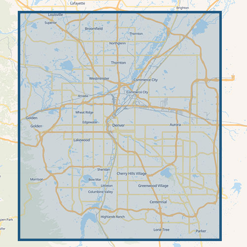 Denver map Denver map