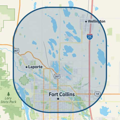 Fort-Collins-Wellington Map Fort-Collins-Wellington Map