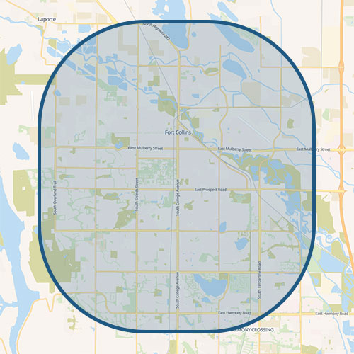 Fort-Collins Map Fort-Collins Map